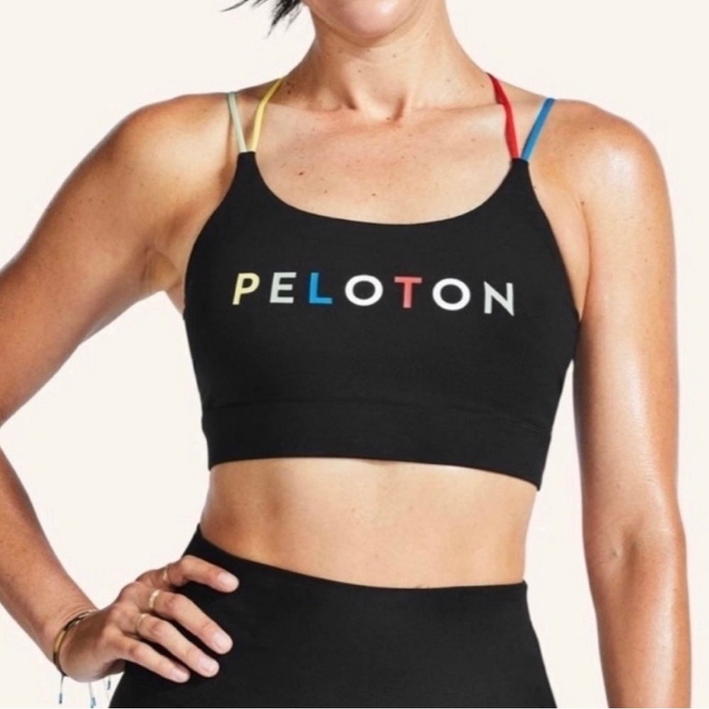 PELOTON multi color sports bra